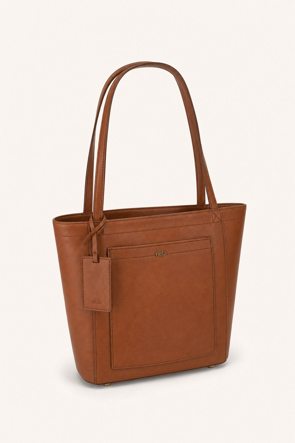Clara tote in Chestnut Brown