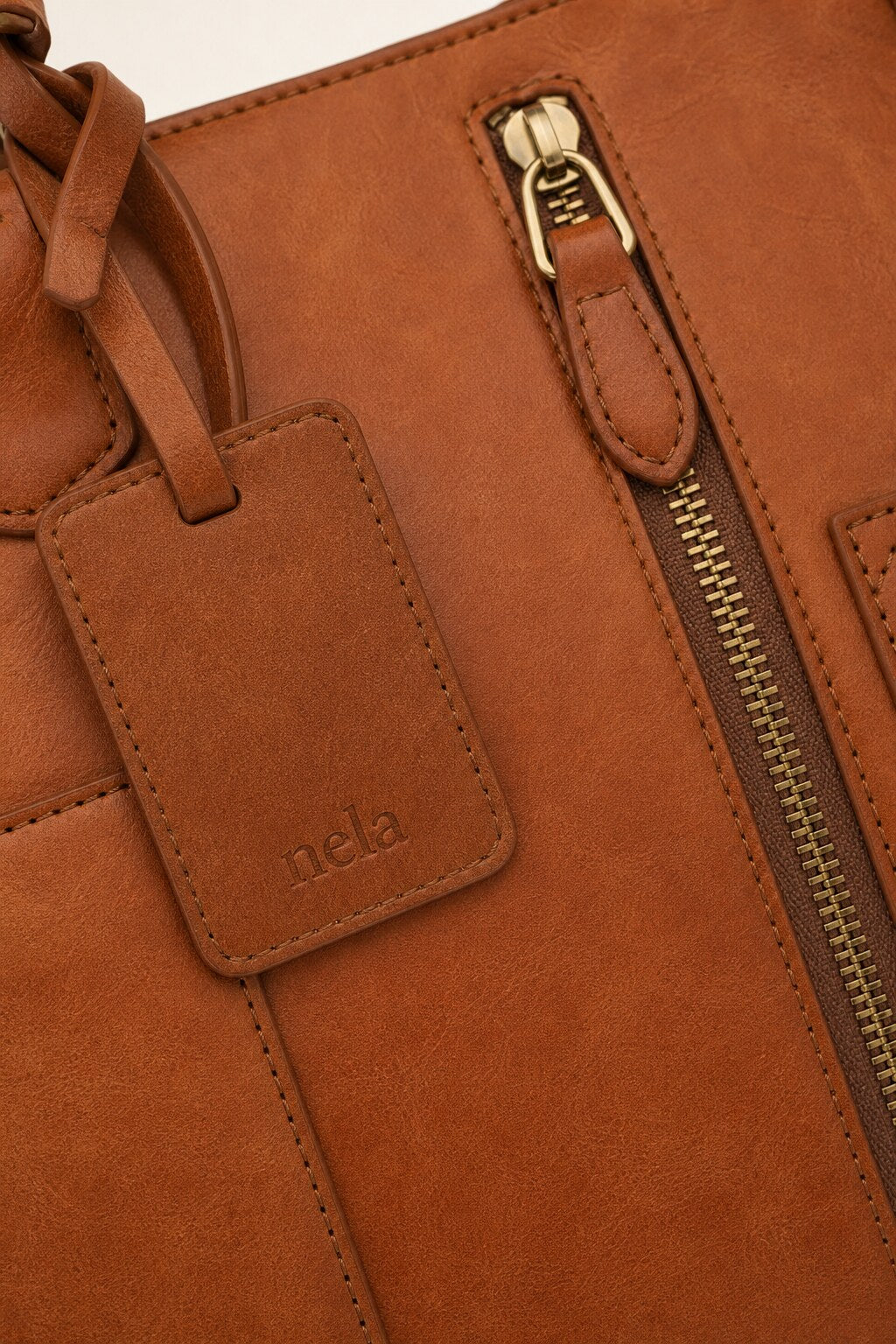 Agatha detail in Chestnut Brown
