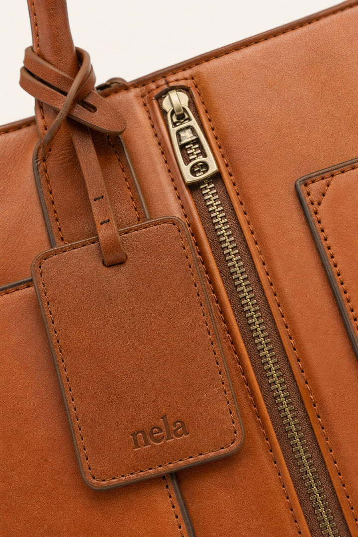Agatha detail in Warm Caramel
